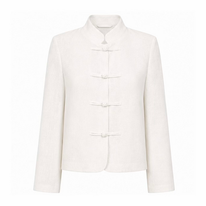 Leighton Linen Mandarin Jacket