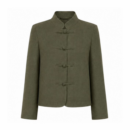 Leighton Linen Mandarin Jacket