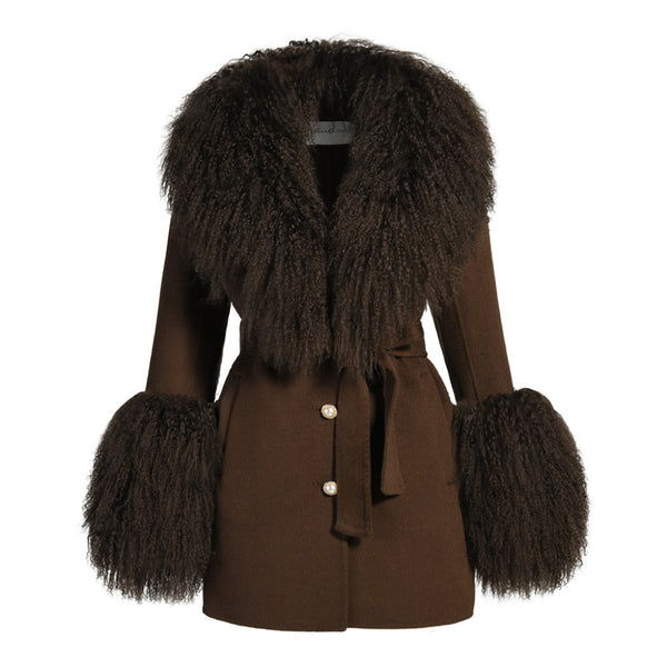 Mimi Midi Cashmere Shearling Coat – SUSANNA CHOW