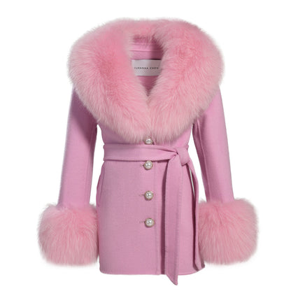Mini Jojo Cashmere Shearling Coat