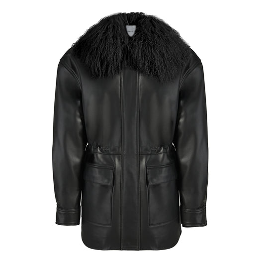 Allegra Leather Field Jacket