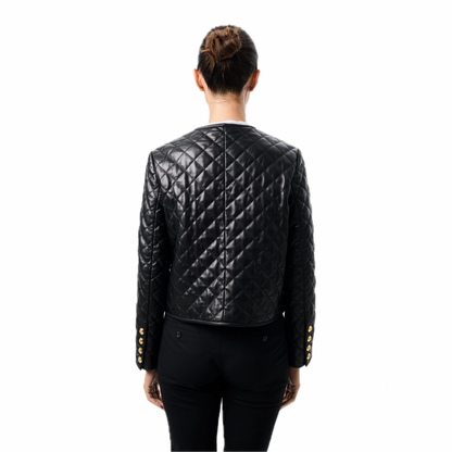 Maxine Quilted Leather Jacket