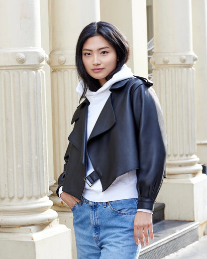 Dylan Leather Moto Jacket