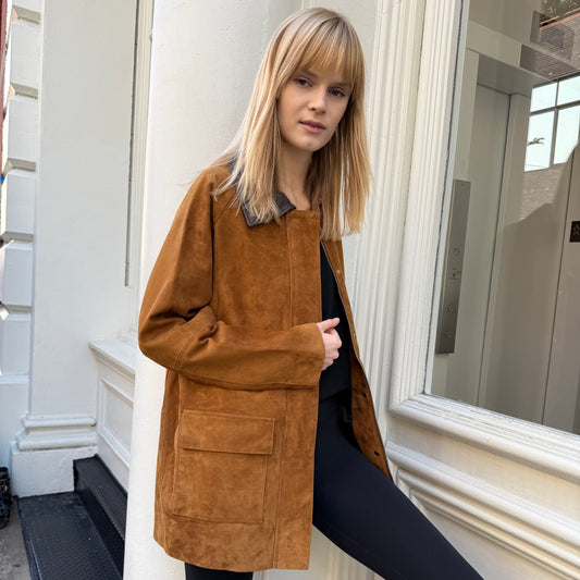 Raegan Suede Field Jacket
