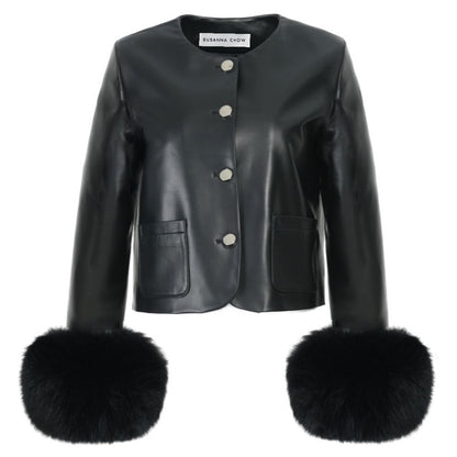 Dawson Leather Fur Jacket