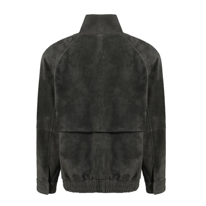 Remy Suede Bomber Jacket
