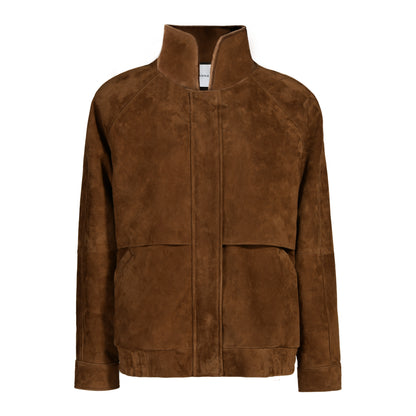 Remy Suede Bomber Jacket