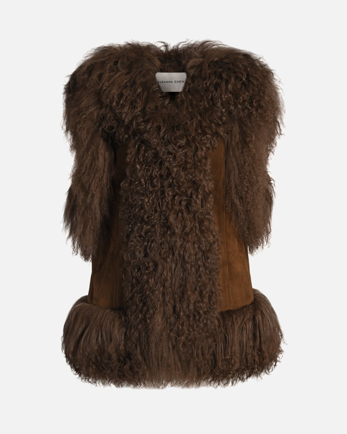 Dorothy Suede Shearling Vest
