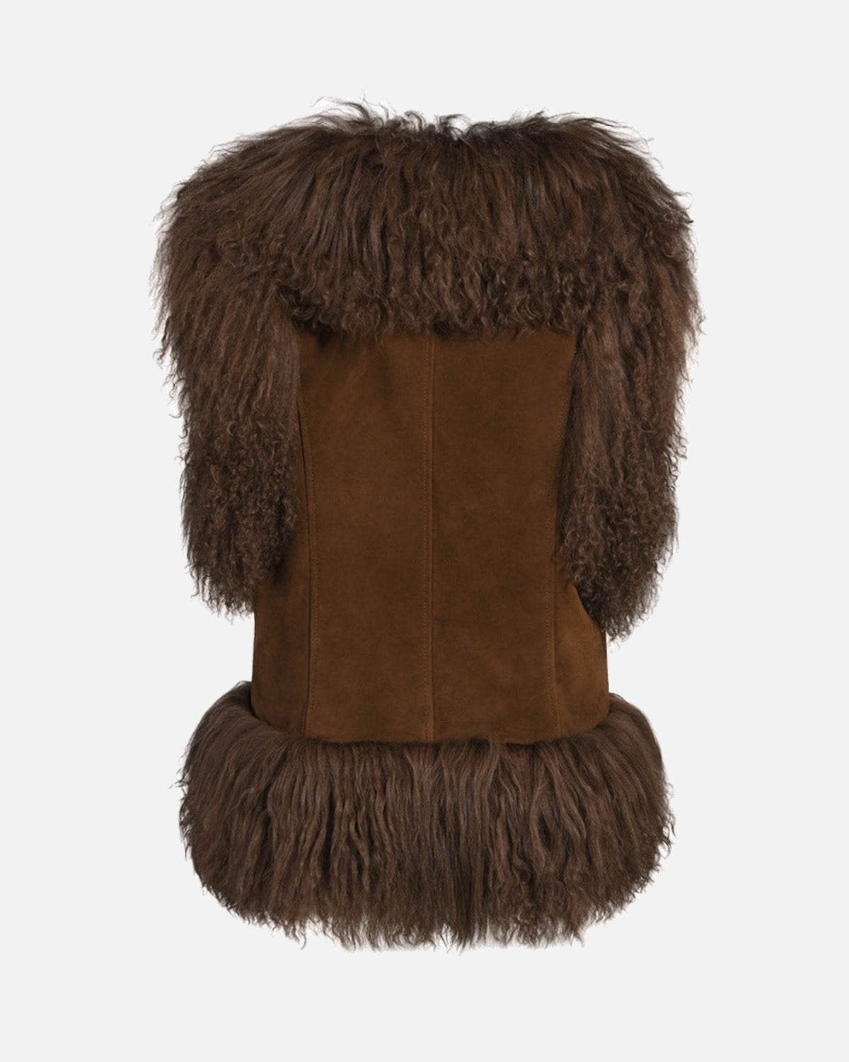Dorothy Suede Shearling Vest