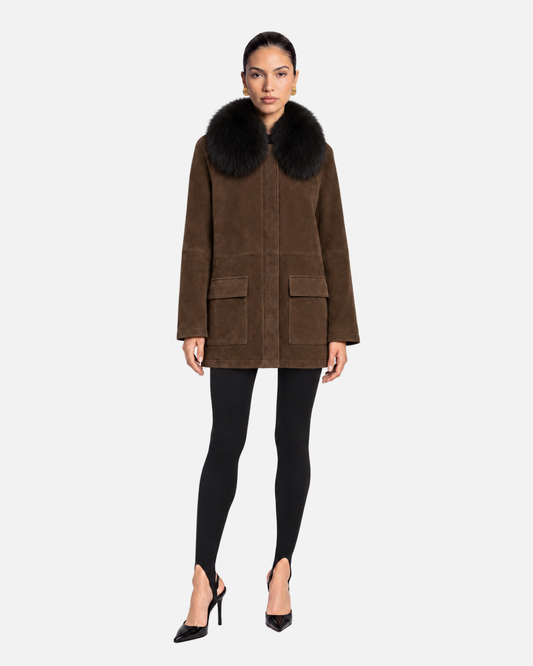 Raegan Suede Coat