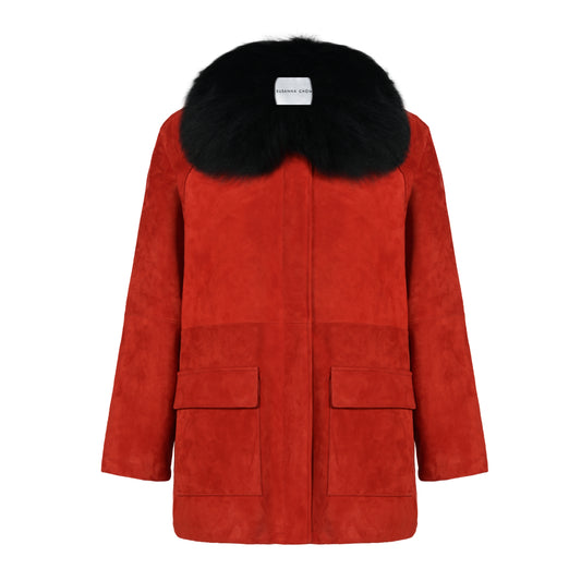 Raegan Suede Field Jacket