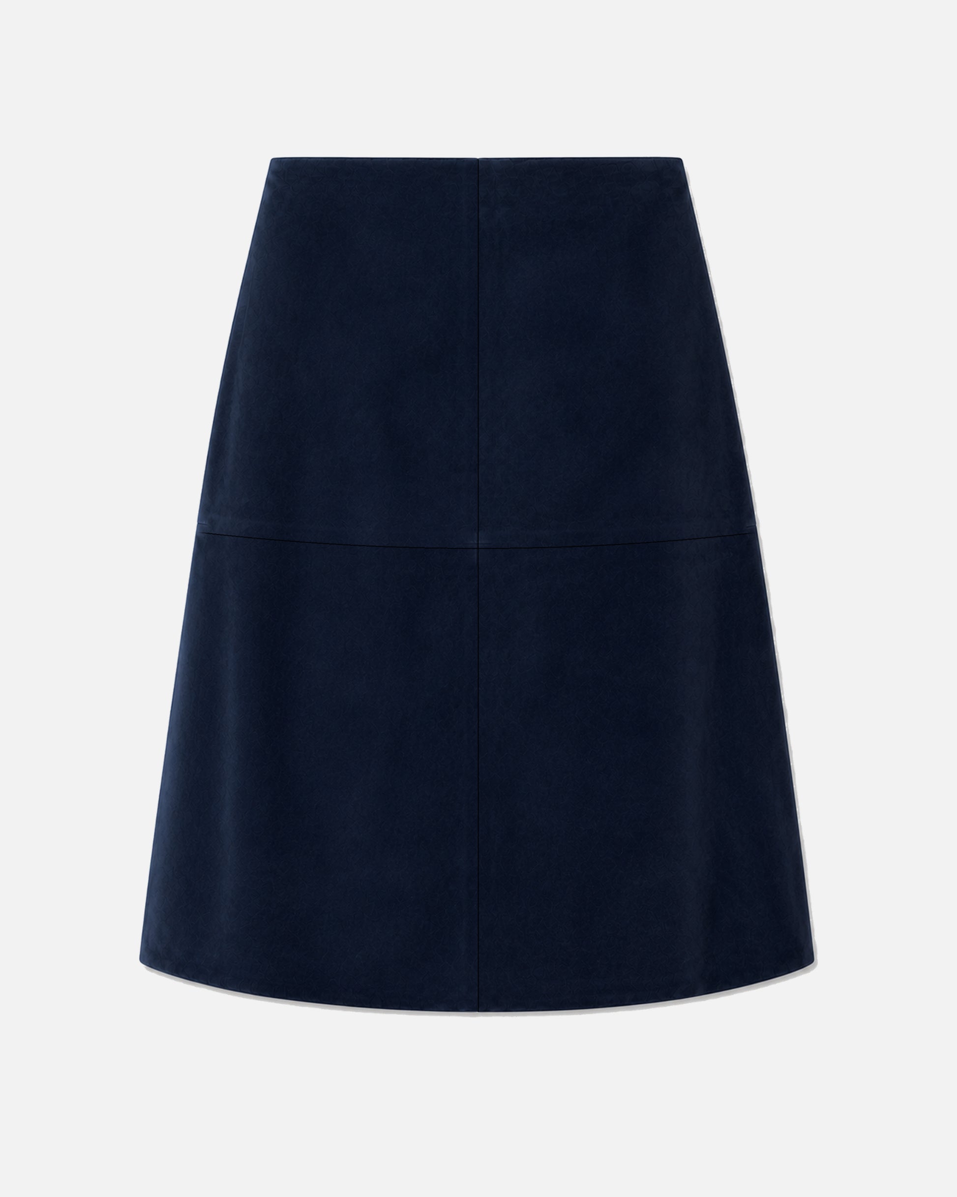 Alara Suede Midi Skirt front