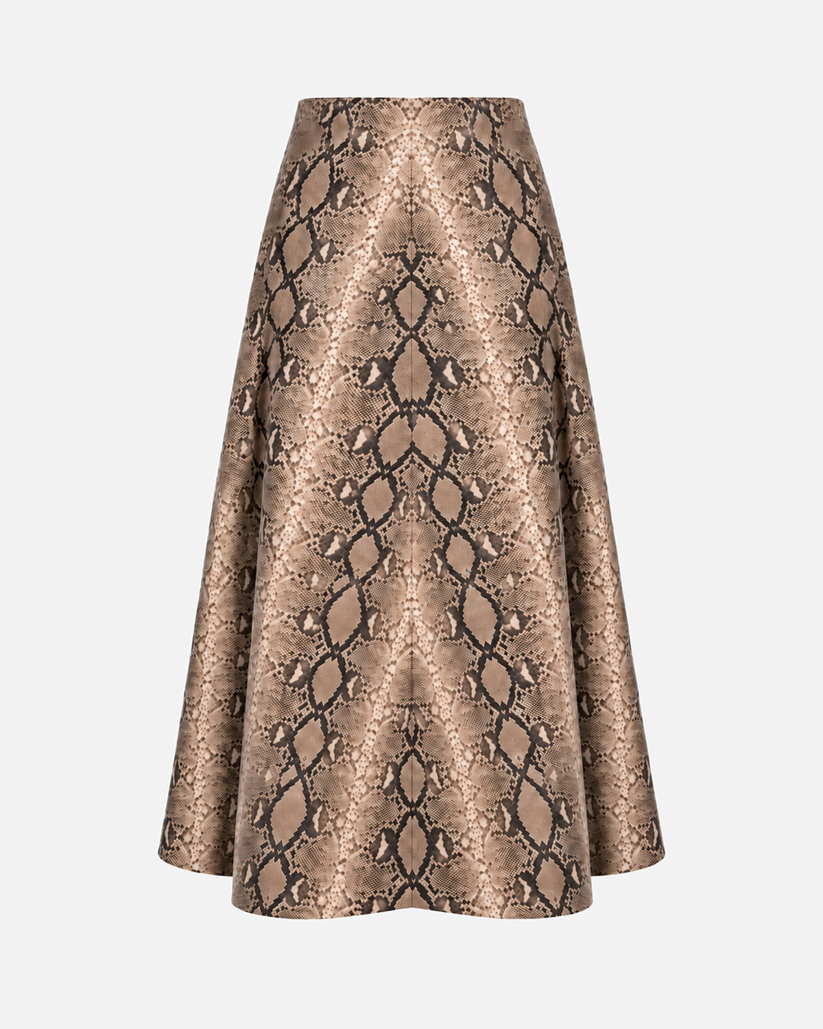 Alara Python Maxi Skirt in Python, back