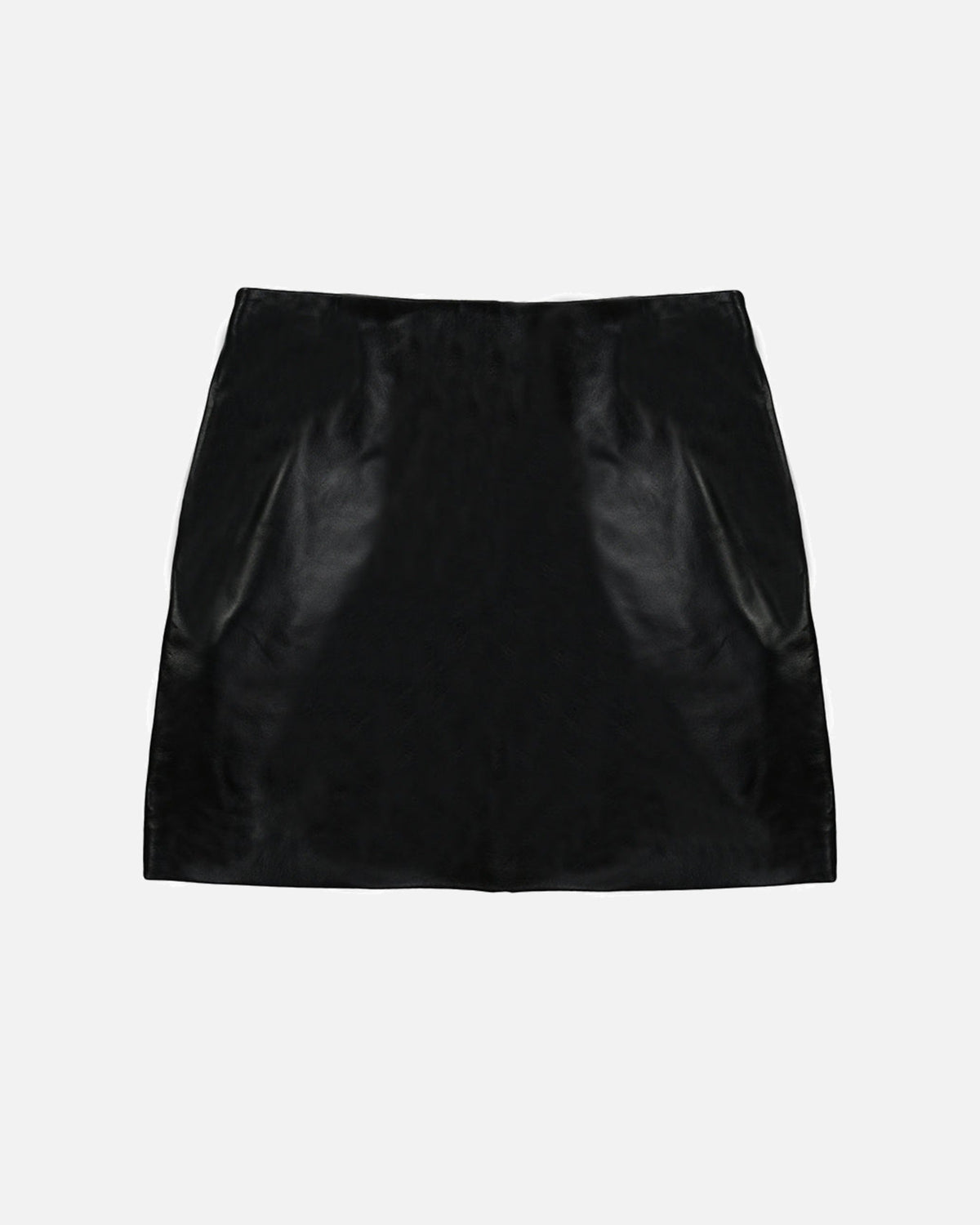 Alara Leopard Leather Skirt