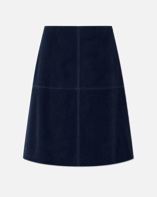 Alara Suede Midi Skirt