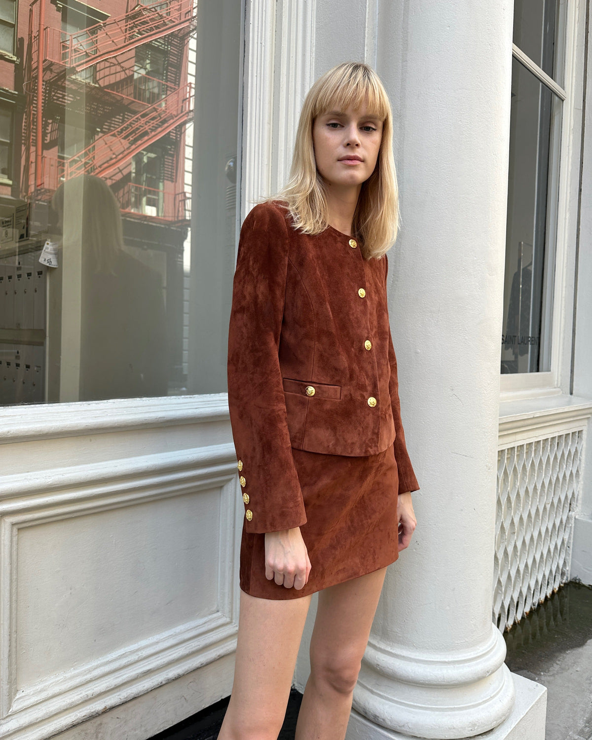 Alara Suede Skirt