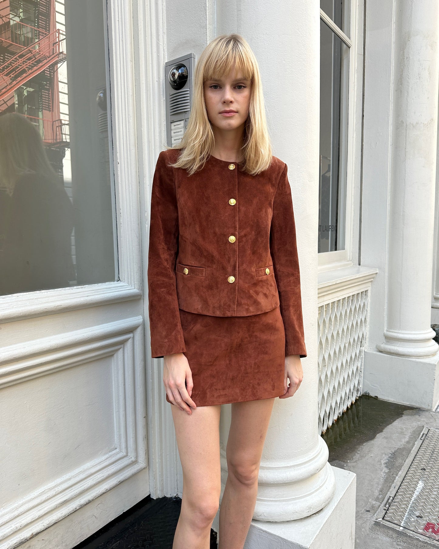 Alara Suede Skirt