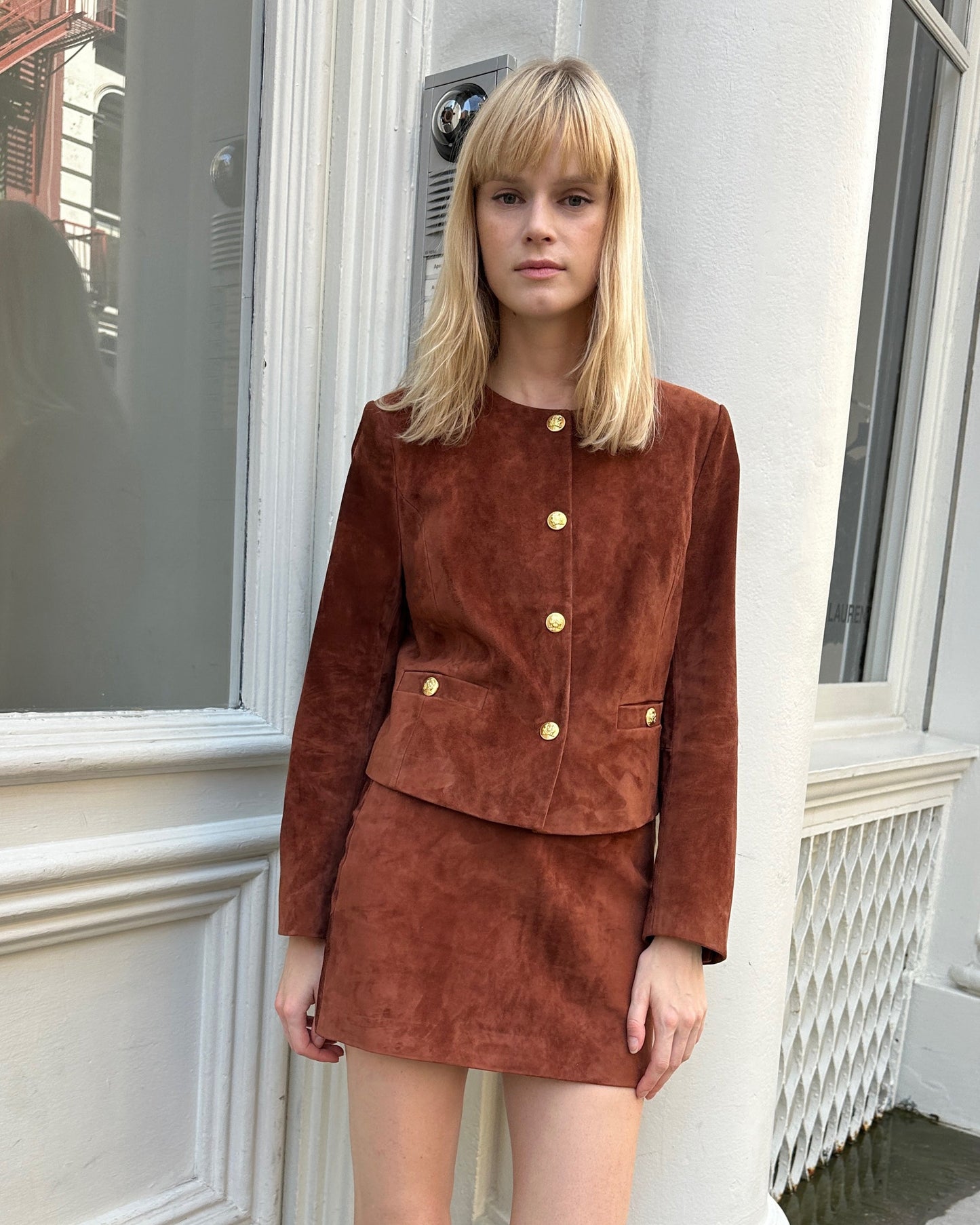 Alara Suede Skirt
