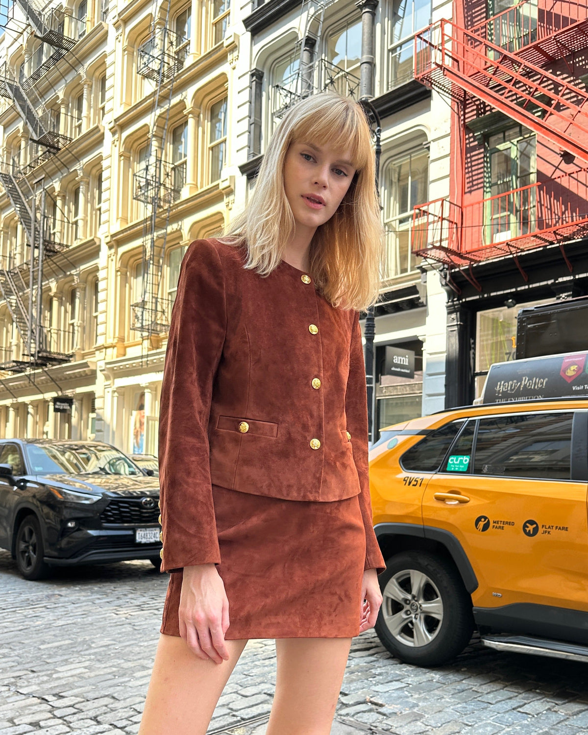 Alara Suede Skirt