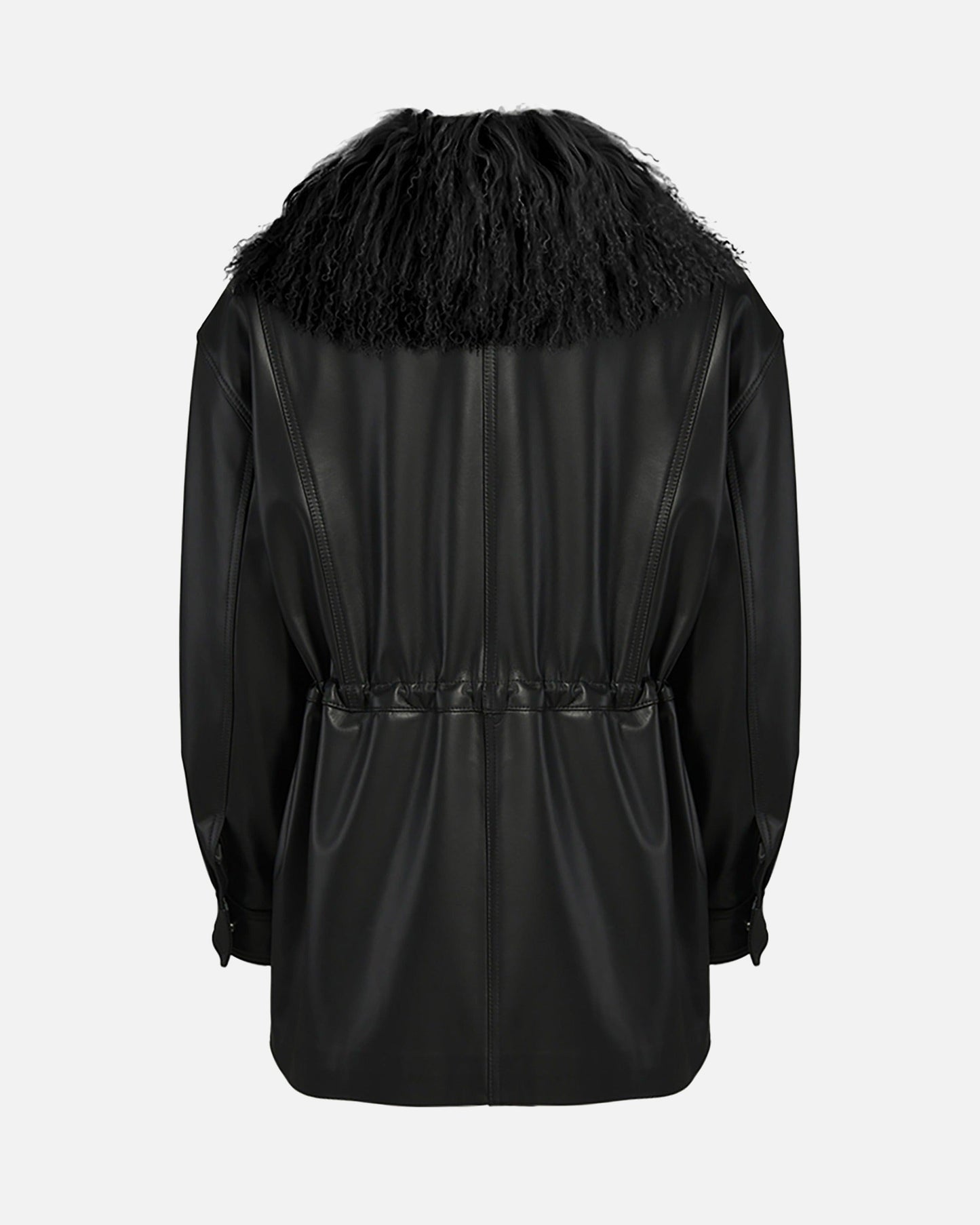 Allegra Leather Field Jacket