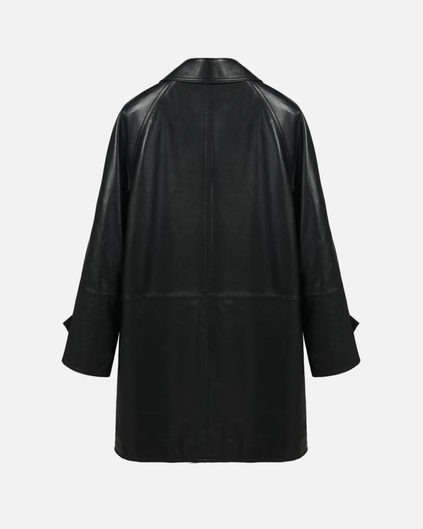 Wonnie Leather Midi Jacket