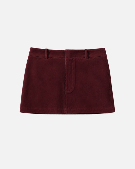 Arden Suede Mini Skirt
