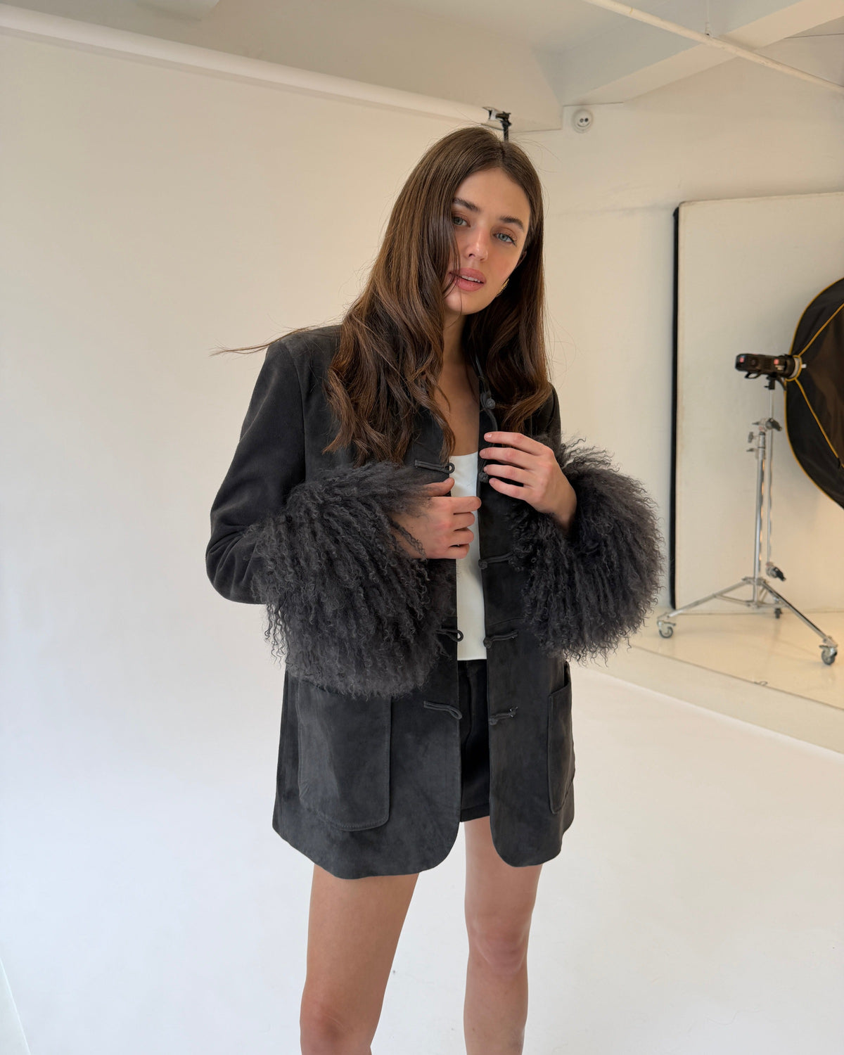 Arden Suede Skirt