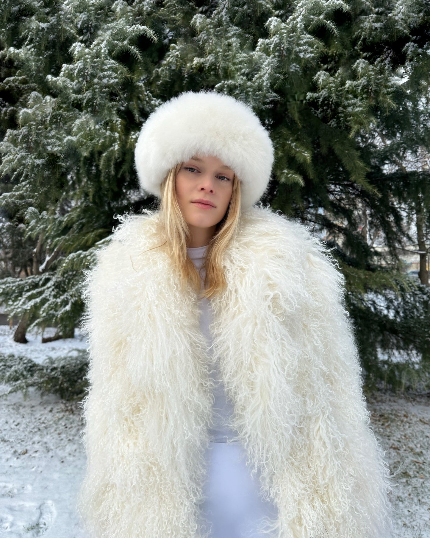 Carrie Shearling Maxi Coat