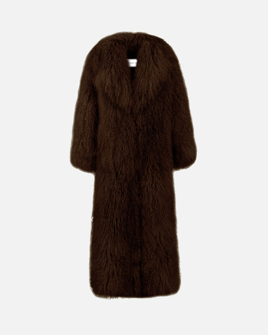 Carrie Shearling Maxi Coat