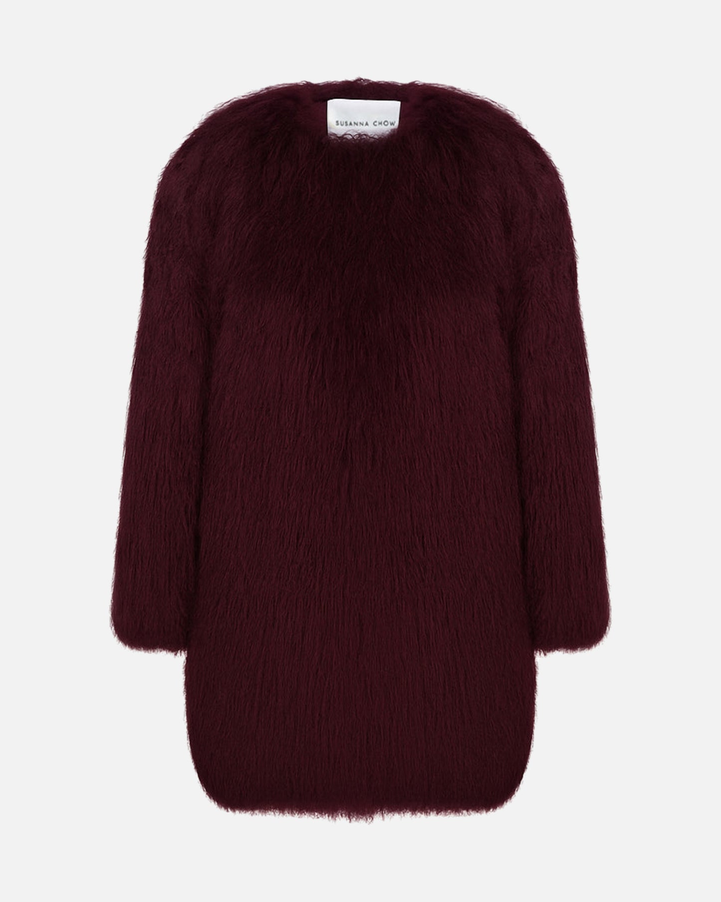 Carrie Shearling Midi Coat