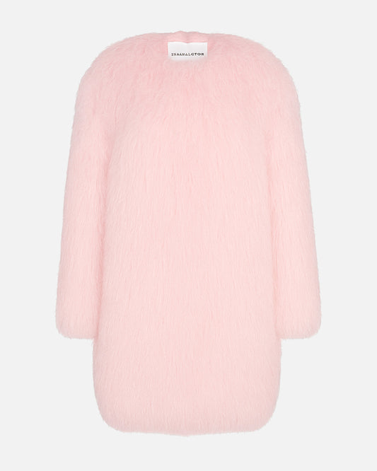 Carrie Shearling Midi Coat