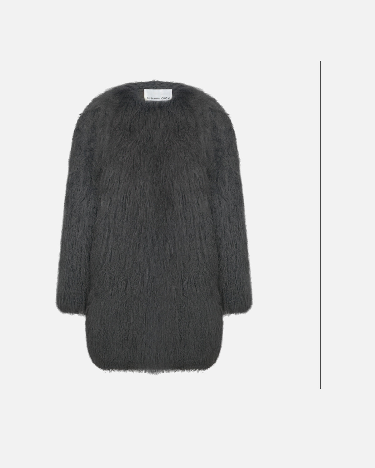 Carrie Shearling Midi Coat