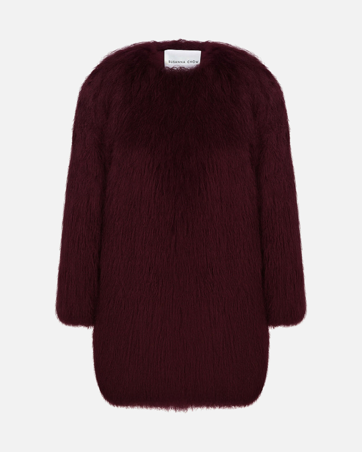Carrie Shearling Midi Coat