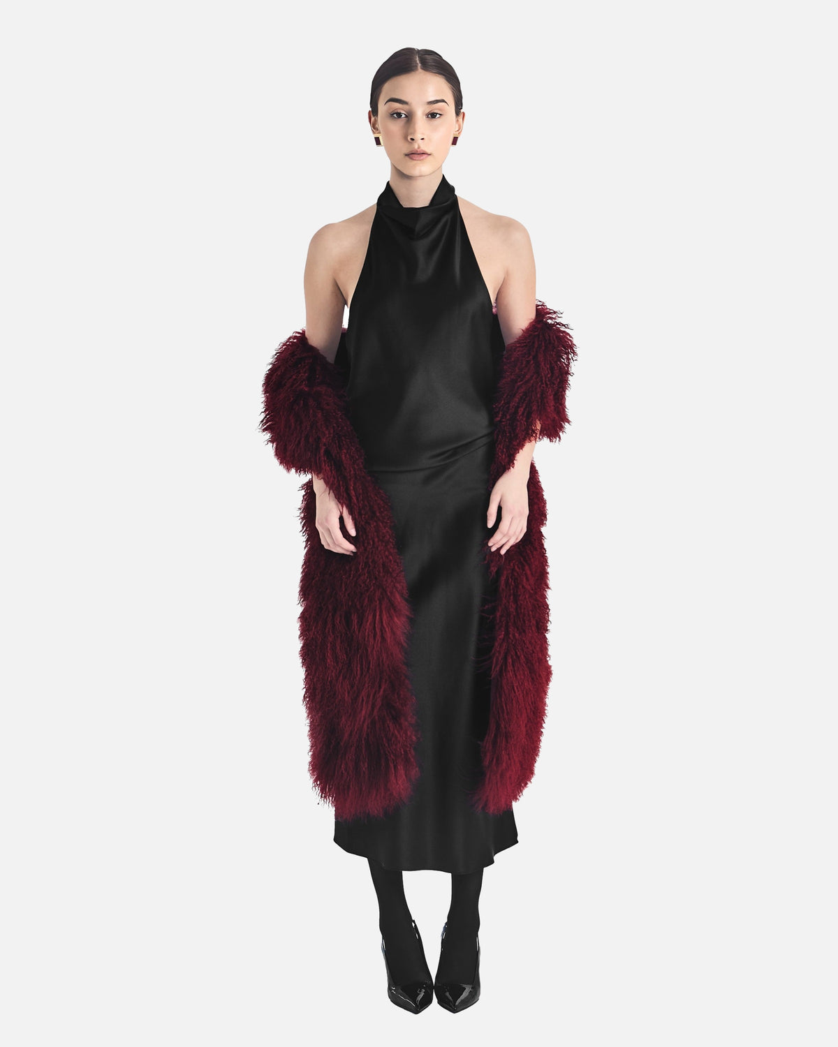 Carrie Shearling Scarf