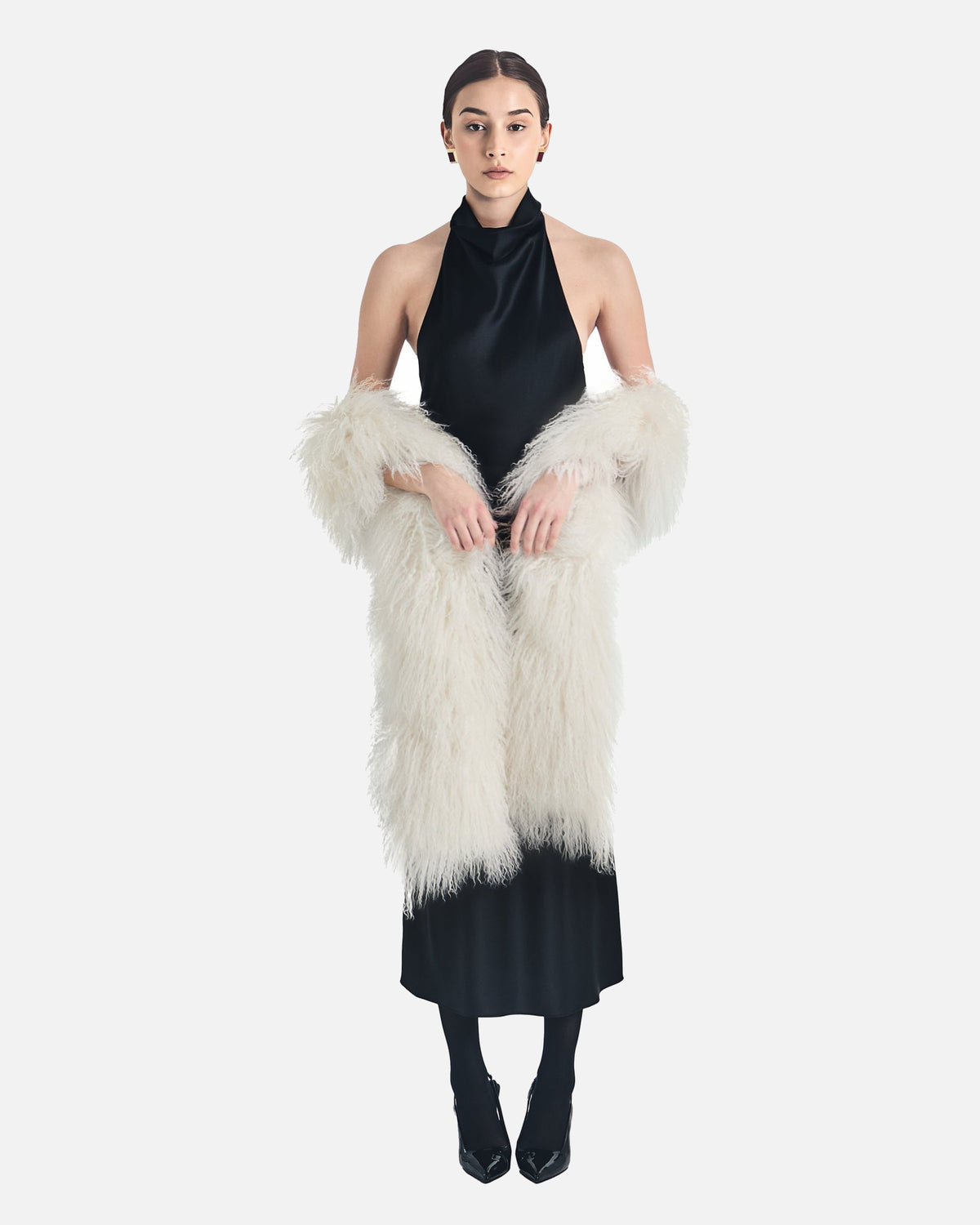 Carrie Shearling Scarf