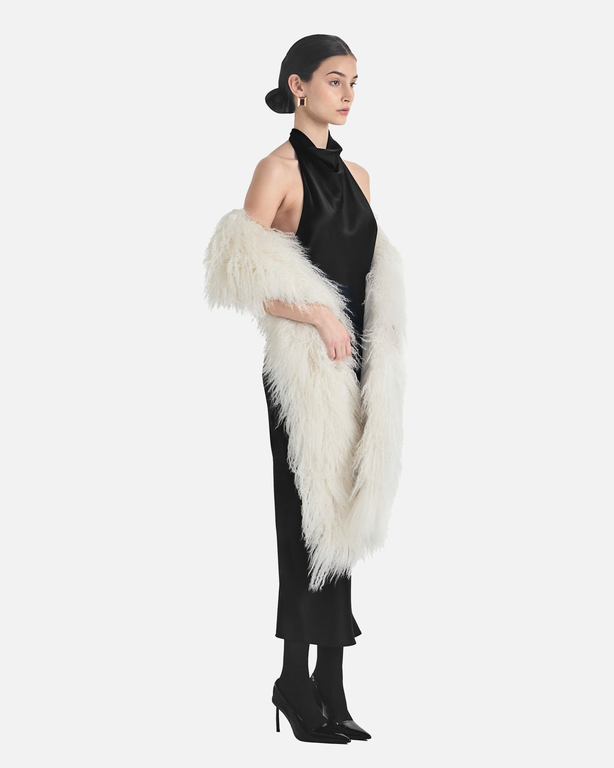 Carrie Shearling Scarf
