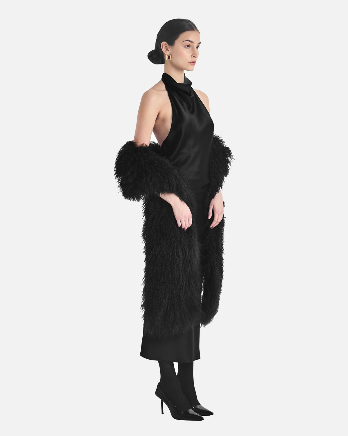 Carrie Shearling Scarf