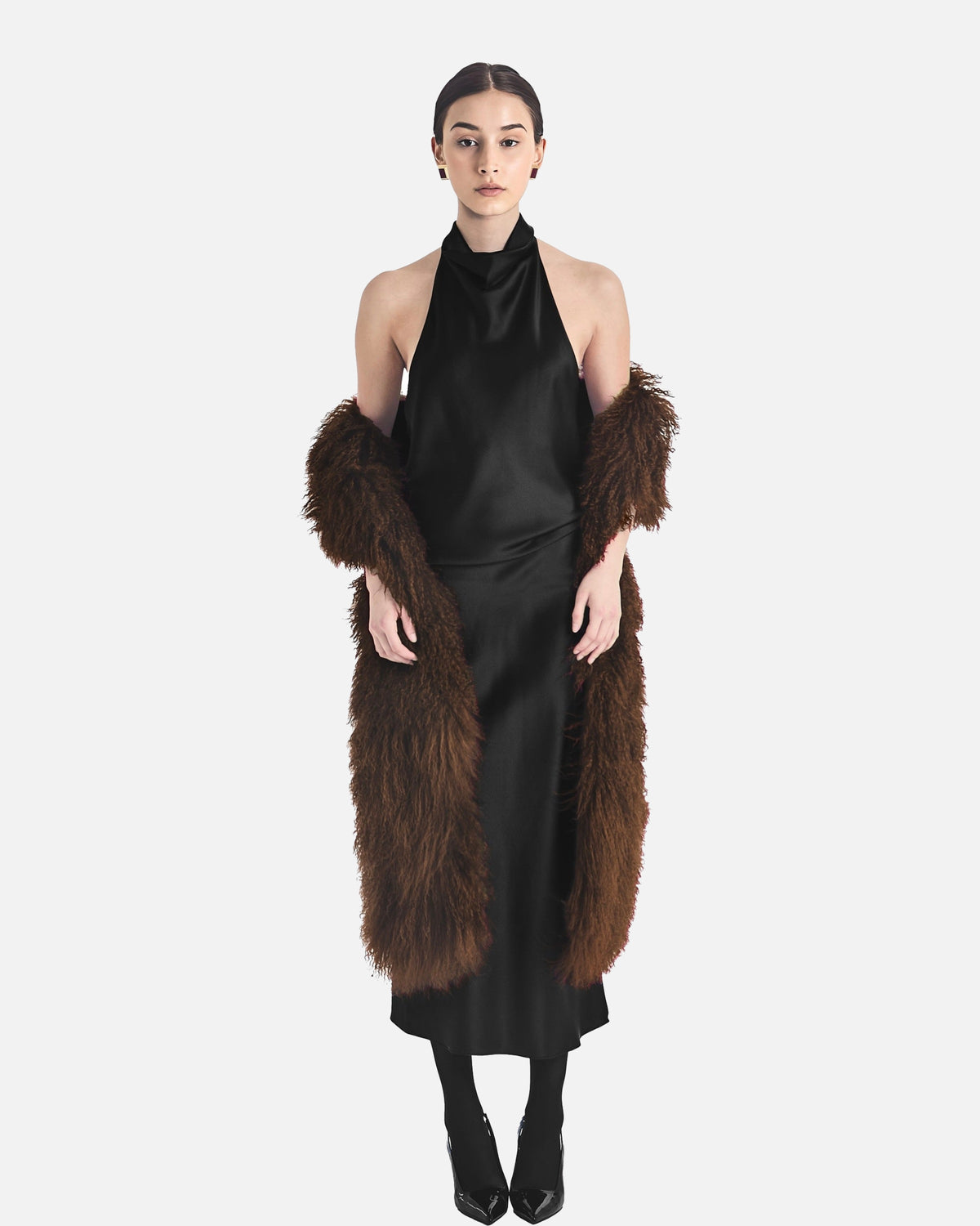 Carrie Shearling Scarf