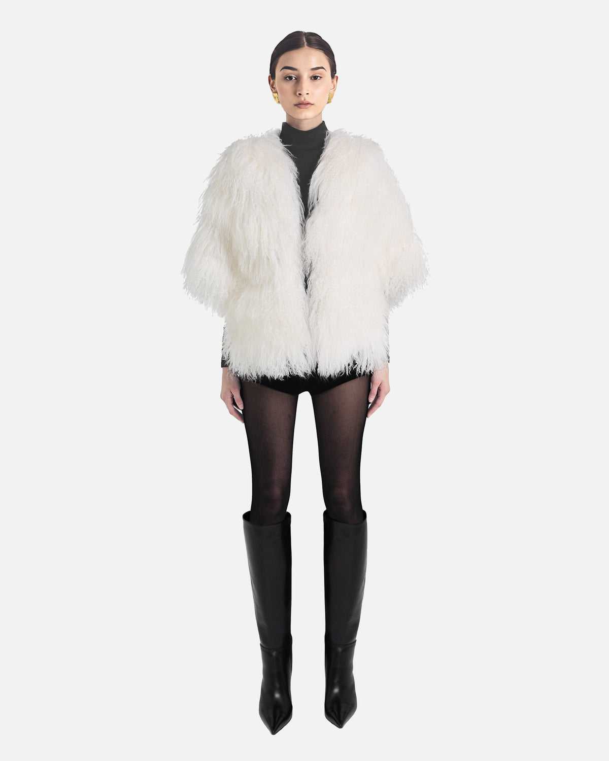 Carrie Shearling Shawl