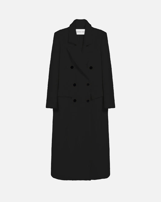 Collette Double Faced Alpaca Wool Cape Coat