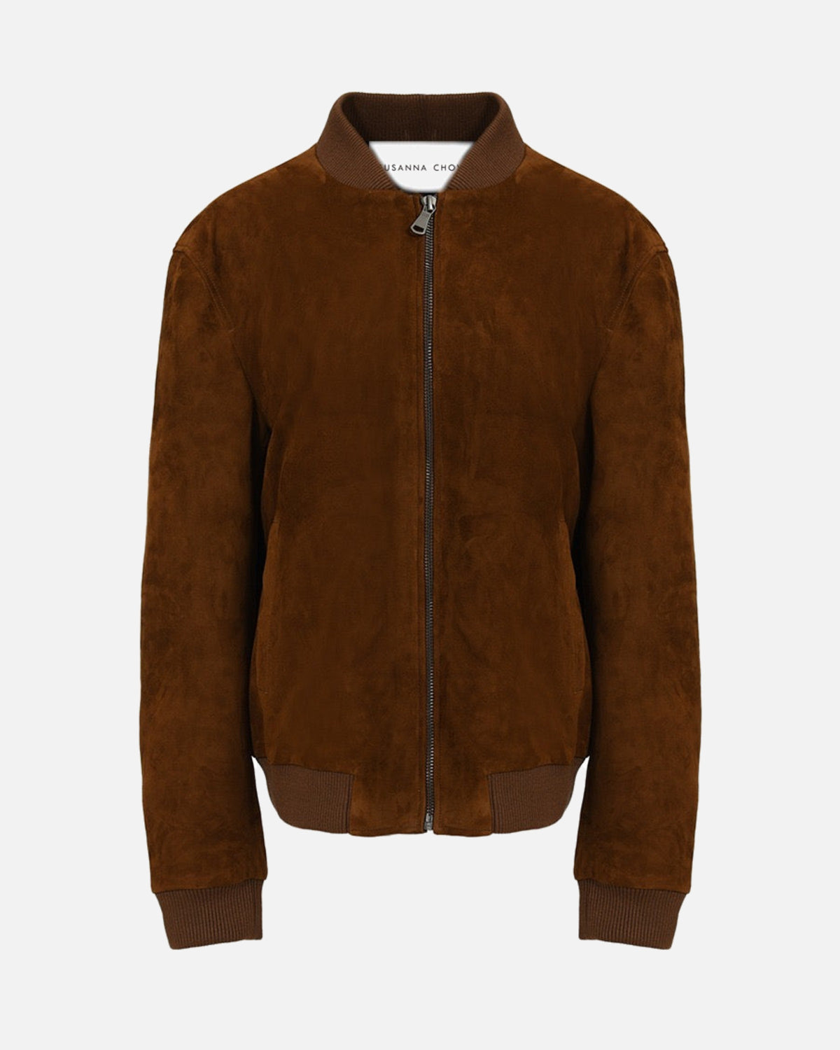 Constance Suede Bomber Jacket