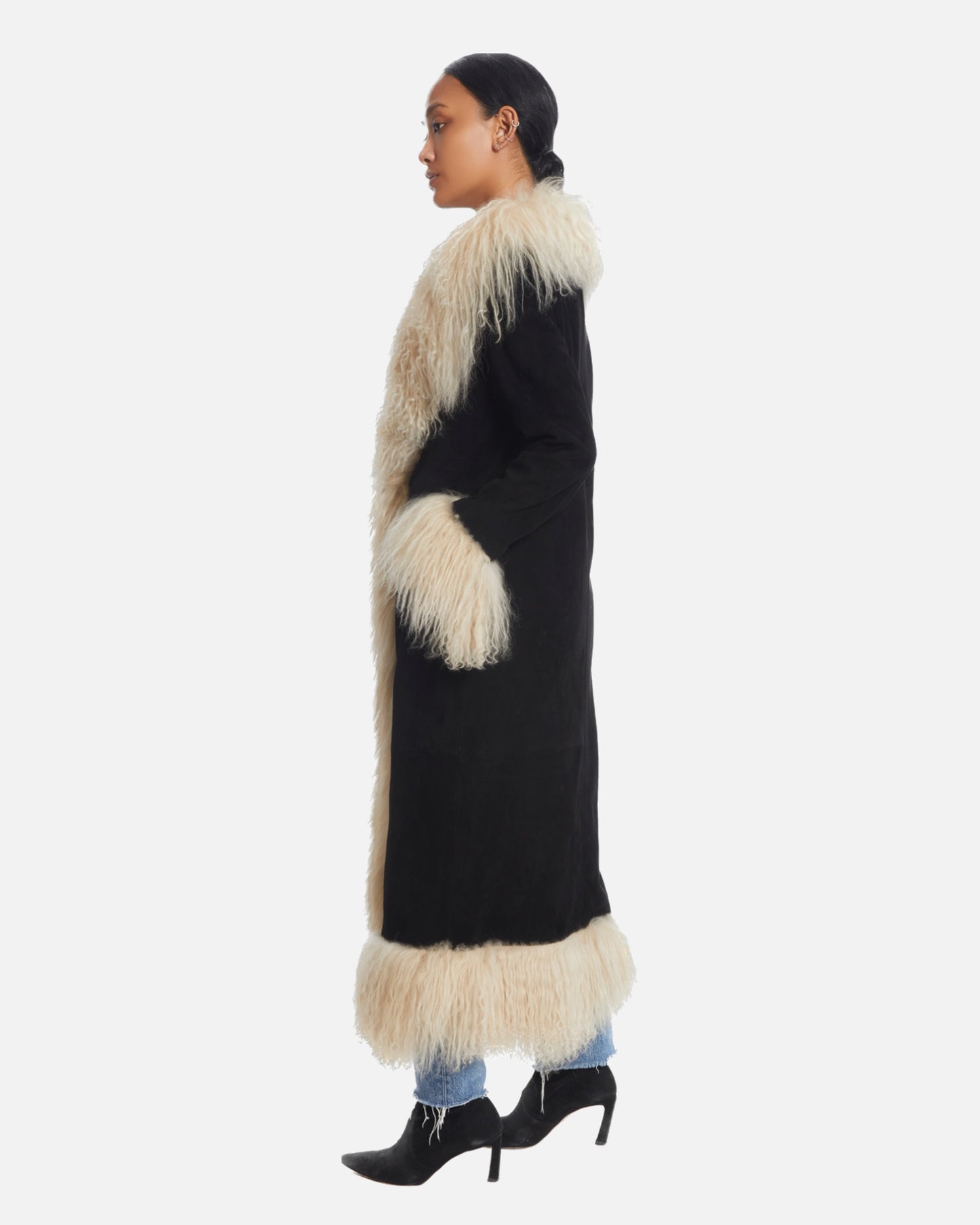 Dorothy Suede Maxi Coat