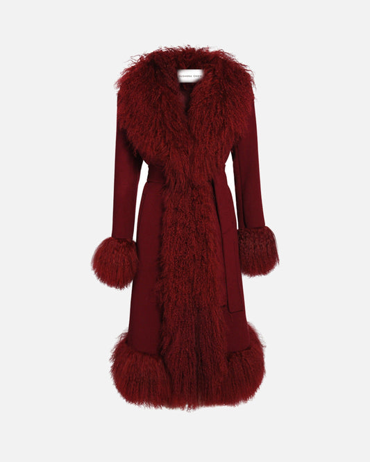 Dorothy Cashmere Shearling Maxi Coat