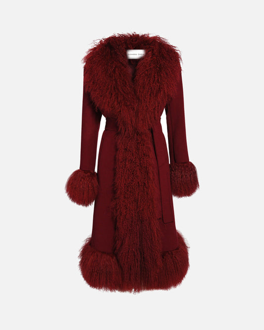 Dorothy Cashmere Shearling Maxi Coat