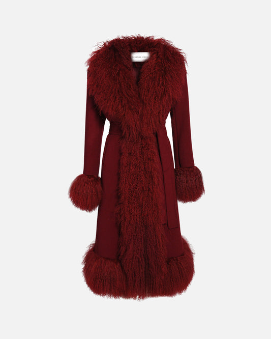 Dorothy Cashmere Shearling Maxi Coat