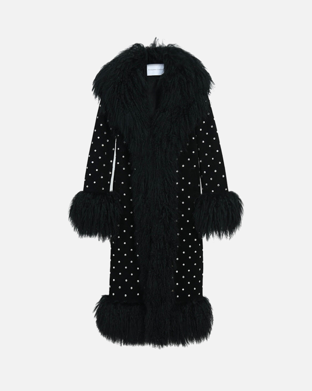 Dorothy Diamanté Suede Maxi Coat