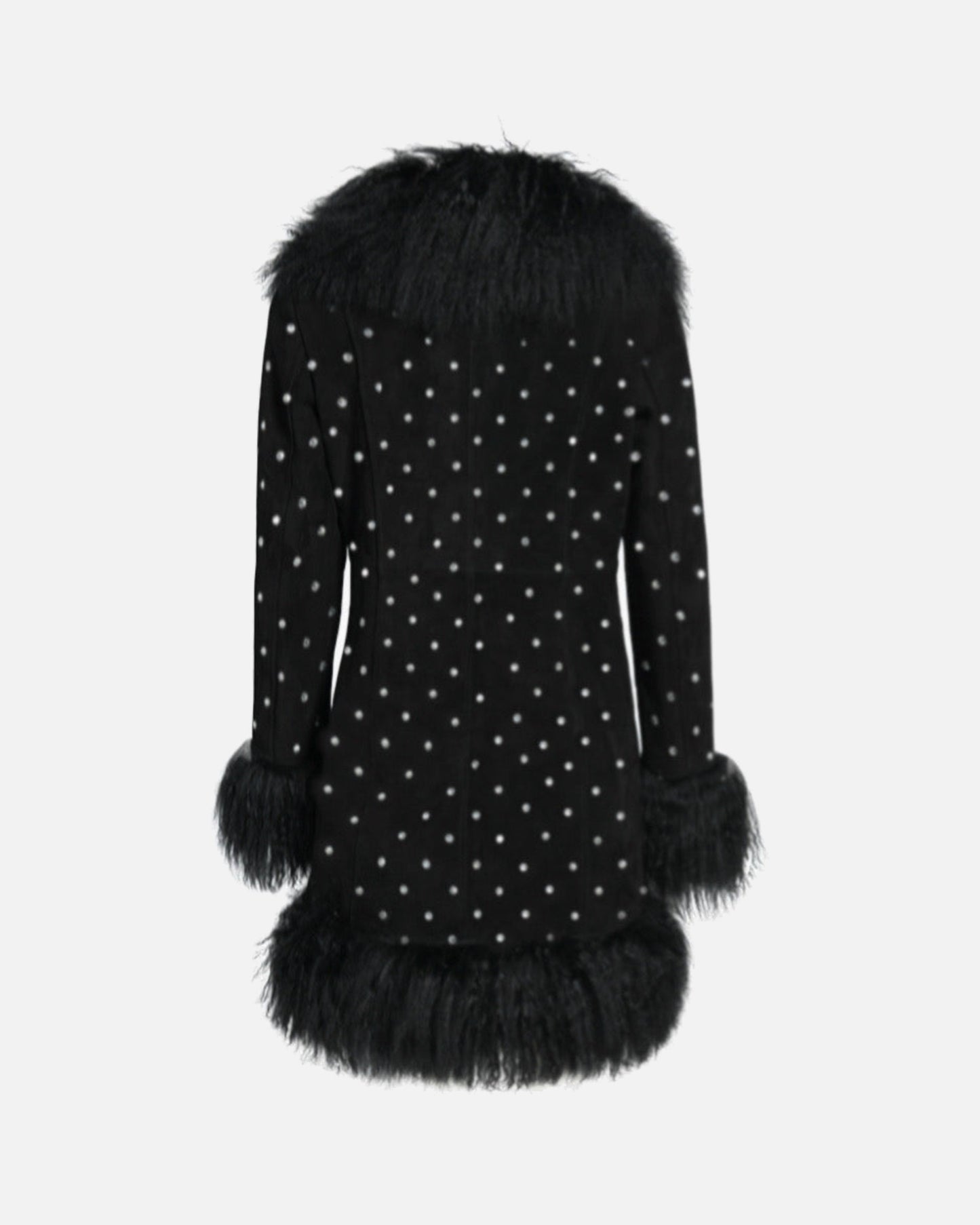 Dorothy Diamanté Suede Midi Coat
