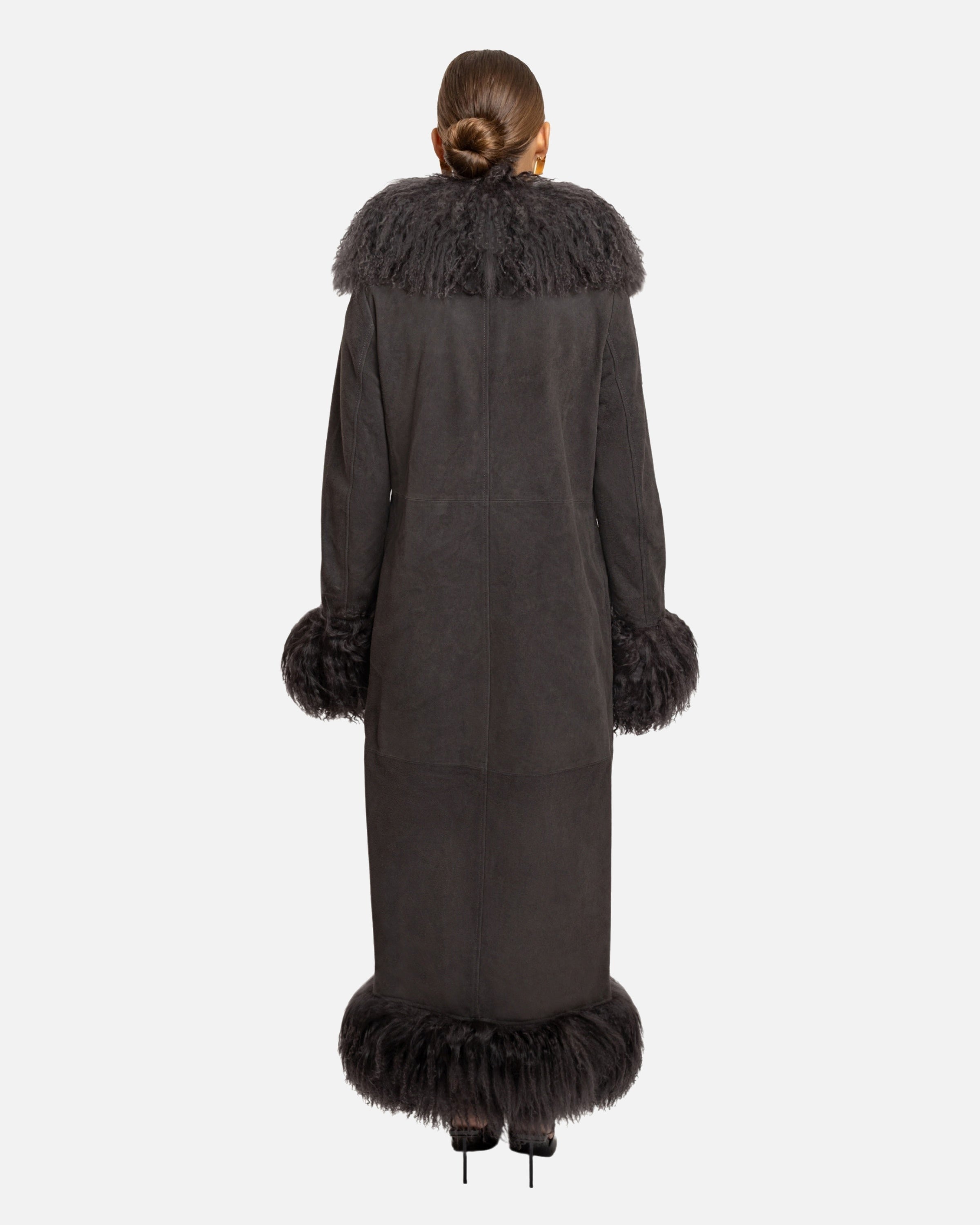 Dorothy Suede Maxi Coat – SUSANNA CHOW