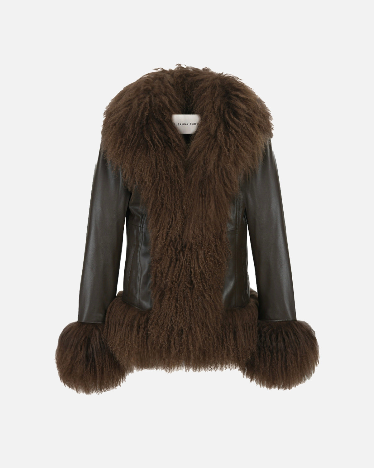 Dorothy Leather Shearling Coat