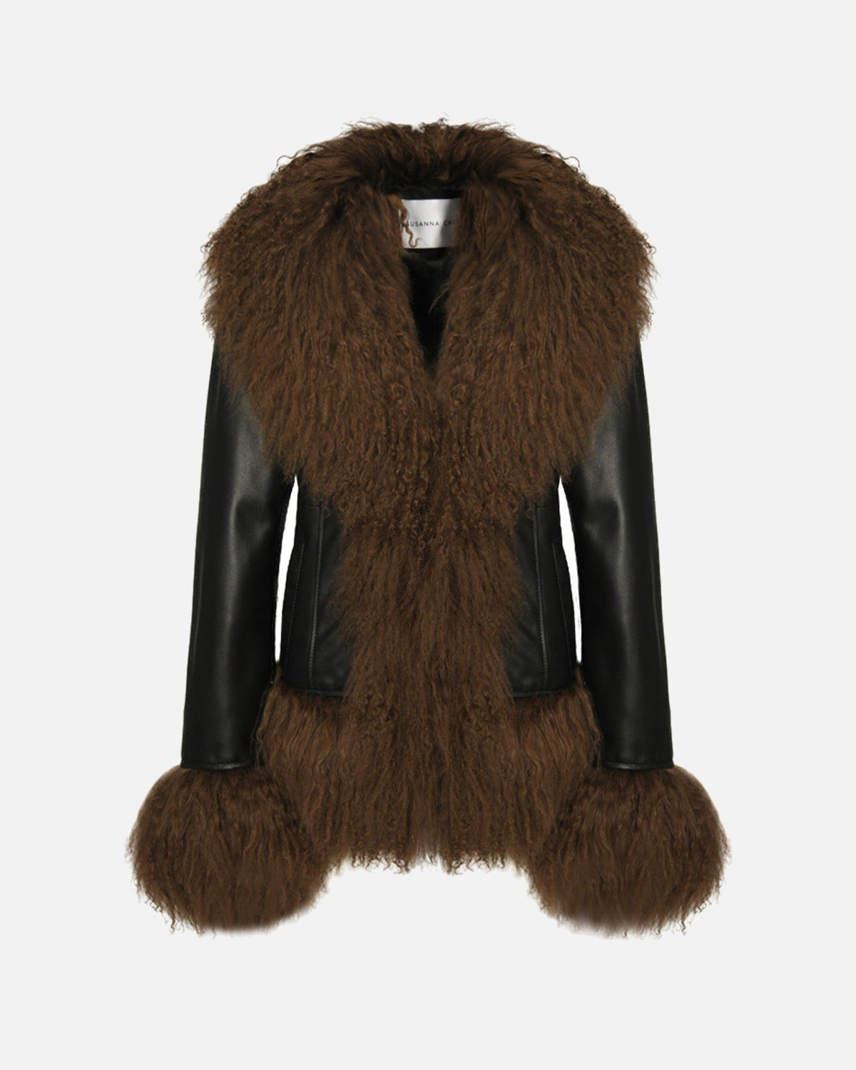 Dorothy Leather Shearling Coat